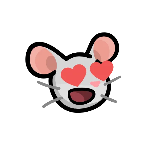 😍 Эмодзи «LIHKG Mouse» для Telegram