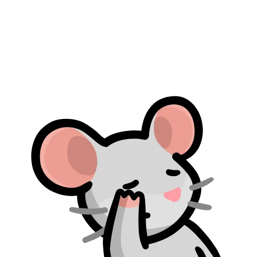 🥺 Эмодзи «LIHKG Mouse» для Telegram