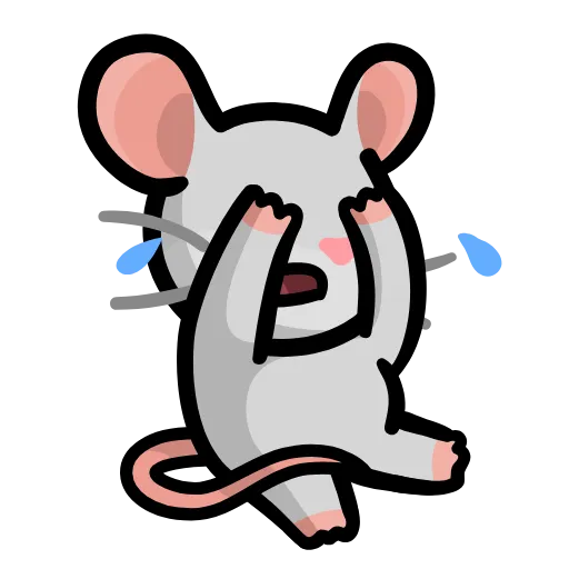 😭 Эмодзи «LIHKG Mouse» для Telegram