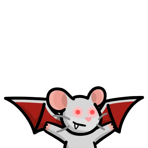 🦇 Эмодзи «LIHKG Mouse» для Telegram