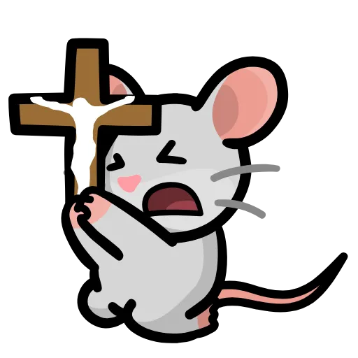 ✝️ Эмодзи «LIHKG Mouse» для Telegram