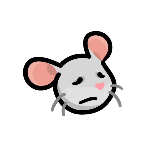 😔 Эмодзи «LIHKG Mouse» для Telegram