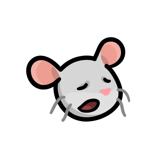 😔 Эмодзи «LIHKG Mouse» для Telegram