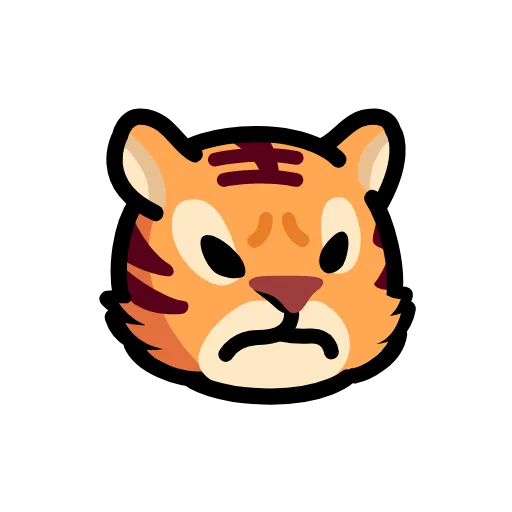 🙅‍♂️ Эмодзи «LIHKG Tiger» для Telegram