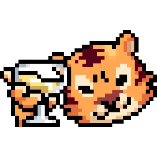 🥂 Эмодзи «LIHKG Tiger» для Telegram