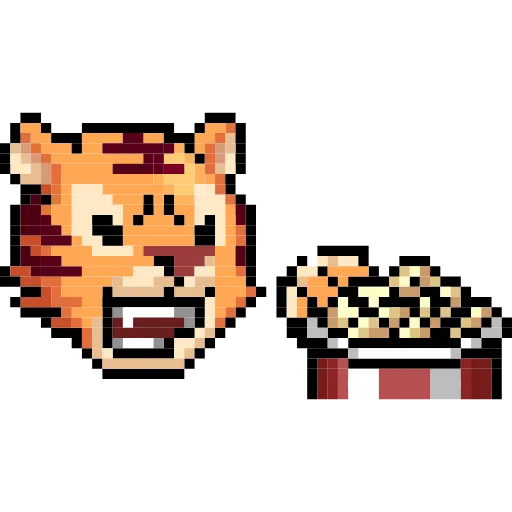🍿 Эмодзи «LIHKG Tiger» для Telegram