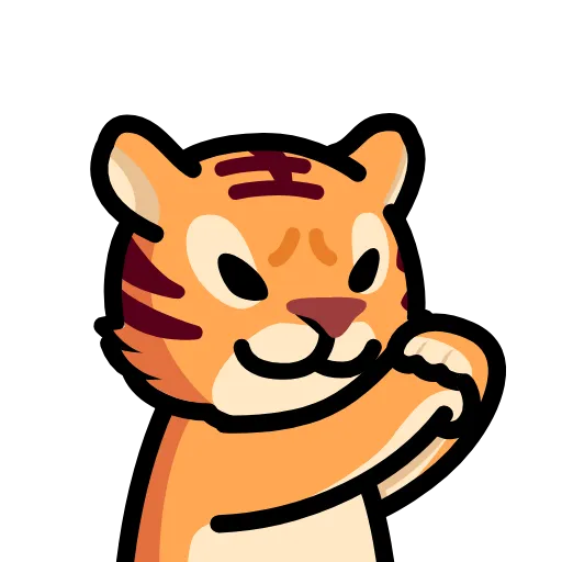 👊 Эмодзи «LIHKG Tiger» для Telegram