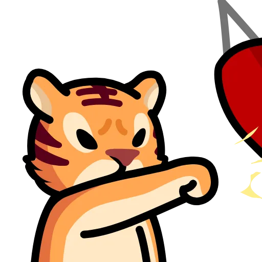 👊 Эмодзи «LIHKG Tiger» для Telegram