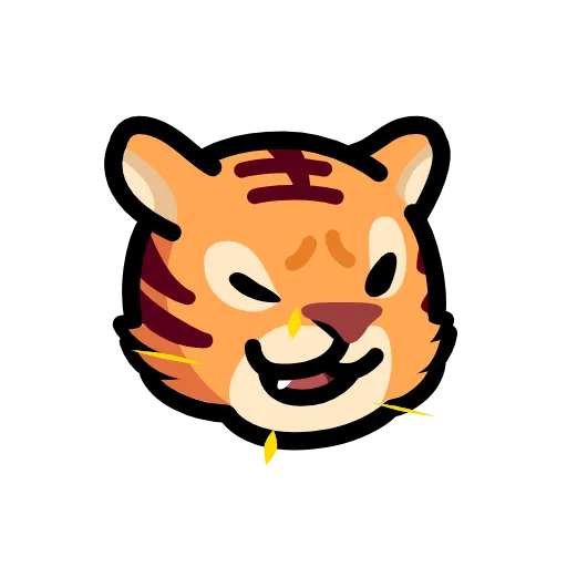 Стикерпак LIHKG Tiger для Telegram