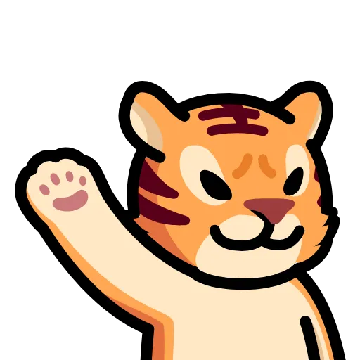 👋 Эмодзи «LIHKG Tiger» для Telegram