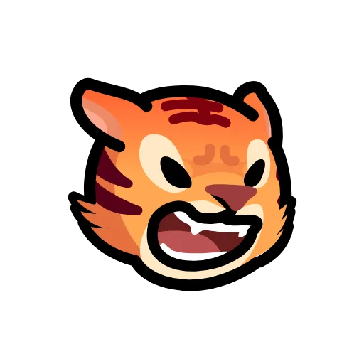 😡 Эмодзи «LIHKG Tiger» для Telegram