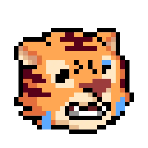 😭 Эмодзи «LIHKG Tiger» для Telegram