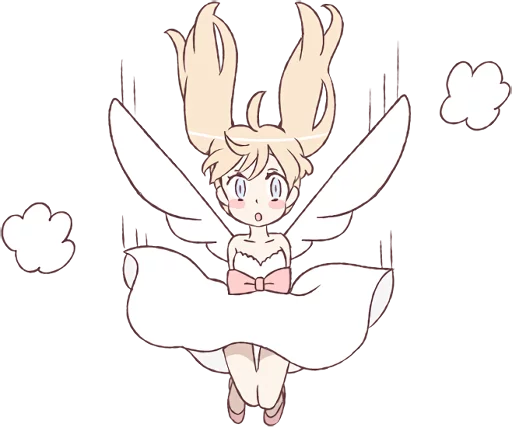 😳 Стикер «An angel of a girl» для Telegram