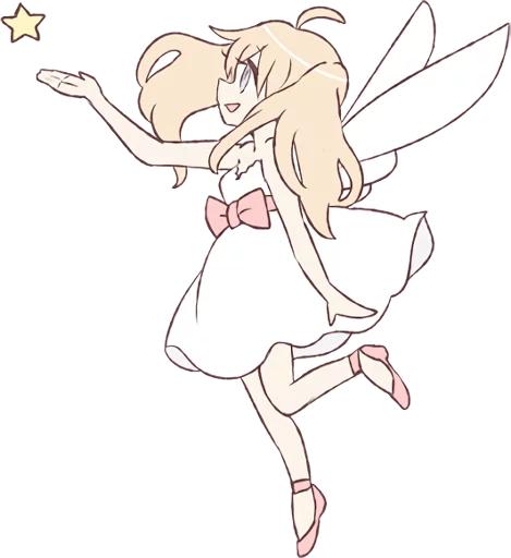 🙂 Стикер «An angel of a girl» для Telegram
