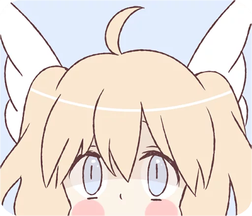 🙄 Стикер «An angel of a girl» для Telegram