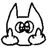 🖕 Эмодзи «😶 LSDCAT» для Telegram