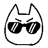 😎 Эмодзи «😶 LSDCAT» для Telegram