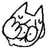 😰 Эмодзи «😶 LSDCAT» для Telegram