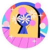 🤩 Эмодзи «Lsd» для Telegram