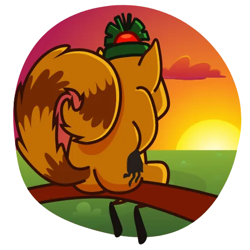 😌 Эмодзи «Лемур» для Telegram