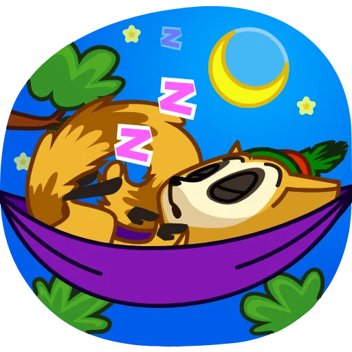 😴 Эмодзи «Лемур» для Telegram