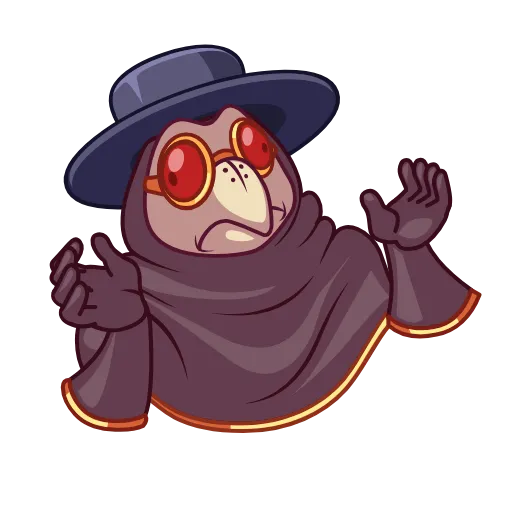 🫣 Эмодзи «Чумной доктор (Plague doc)» для Telegram