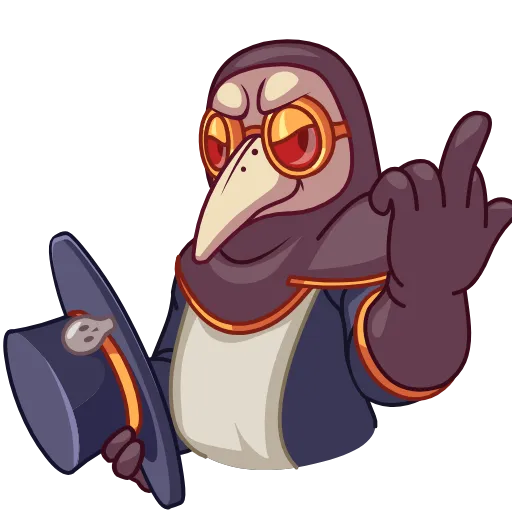 🖕 Эмодзи «Чумной доктор (Plague doc)» для Telegram
