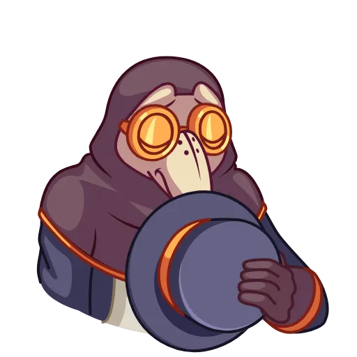 🫡 Эмодзи «Чумной доктор (Plague doc)» для Telegram