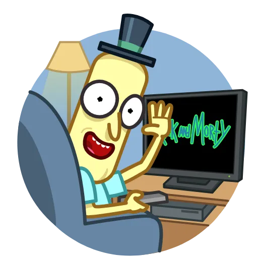 😀 Эмодзи «Мистер Жопосранчик» для Telegram