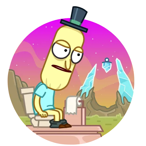 🥵 Эмодзи «Мистер Жопосранчик» для Telegram