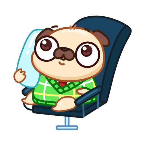 🥸 Эмодзи «Мопсик» для Telegram