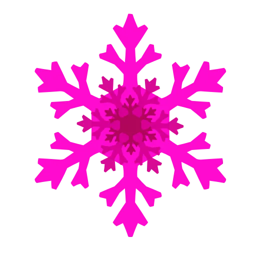 🥶 Эмодзи «Снежинки (snowflake animated)» для Telegram