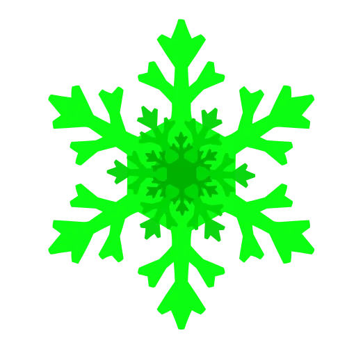 🥶 Эмодзи «Снежинки (snowflake animated)» для Telegram