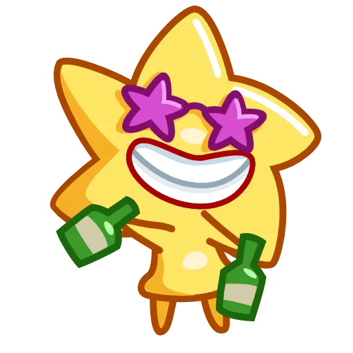 🥳 Эмодзи «Super Star» для Telegram