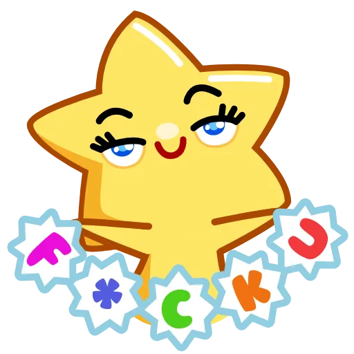 😕 Эмодзи «Super Star» для Telegram