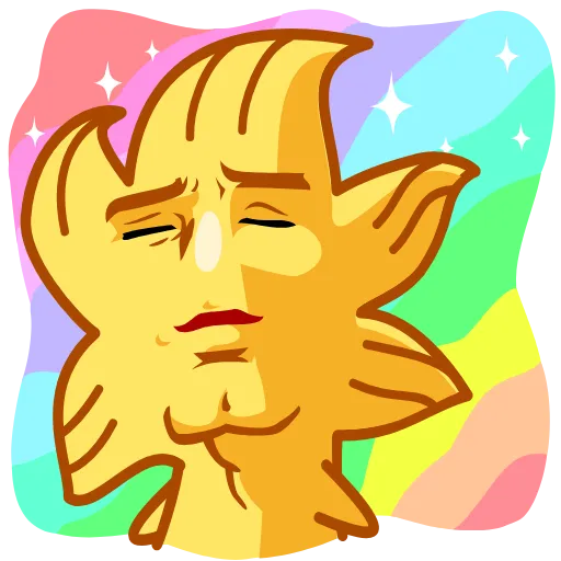 😏 Эмодзи «Super Star» для Telegram