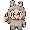 👍 Эмодзи «Набор эмоджи с игрушками «Labubu Лабубу»» для Telegram