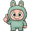 👍 Эмодзи «Набор эмоджи с игрушками «Labubu Лабубу»» для Telegram