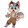 😳 Эмодзи «Lackadaisy Emoji Pack» для Telegram