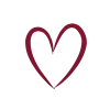 ♥️ Эмодзи «Темно-красные буквы и иконки» для Telegram