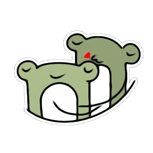 😘 Стикер «Я лягушка» для Telegram