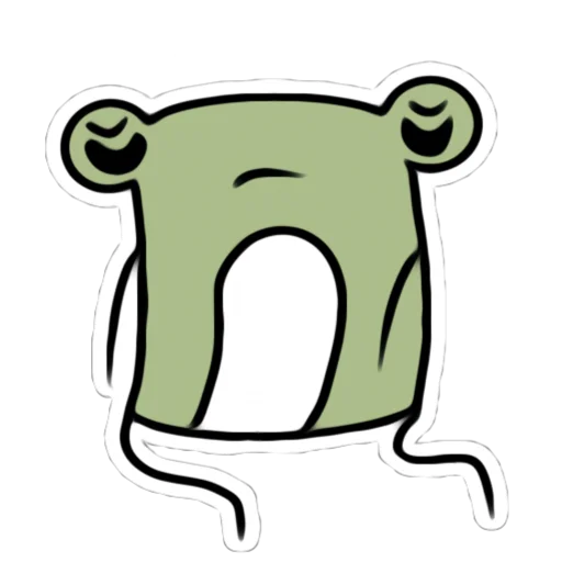 😞 Стикер «Я лягушка» для Telegram