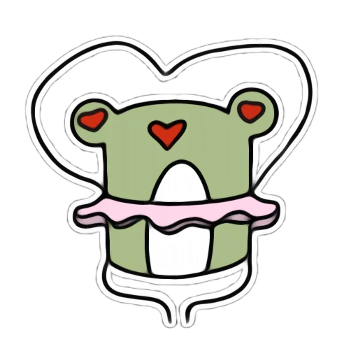 😍 Стикер «Я лягушка» для Telegram