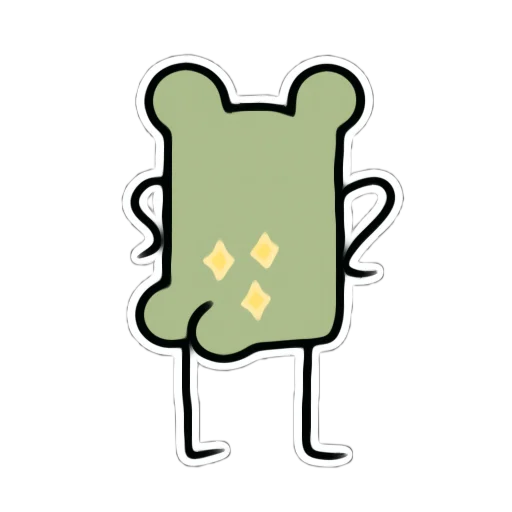 😏 Стикер «Я лягушка» для Telegram