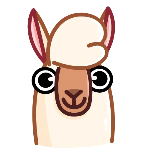🙁 Эмодзи «Лама» для Telegram