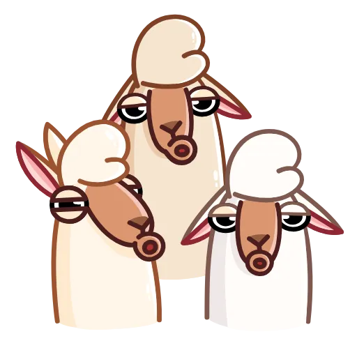 😐 Эмодзи «Лама» для Telegram