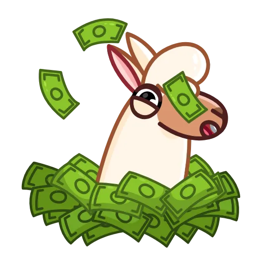 🤑 Эмодзи «Лама» для Telegram