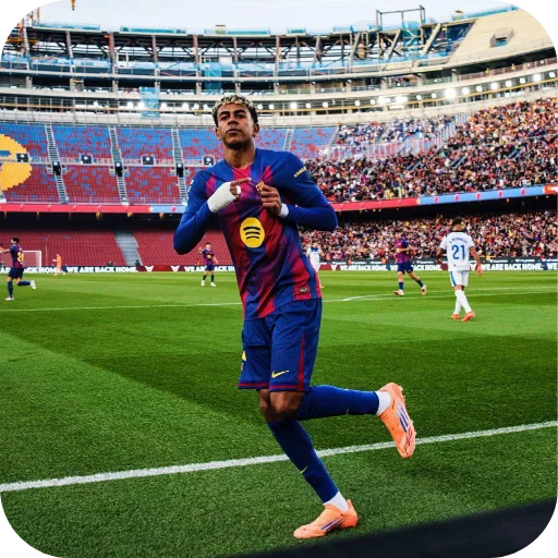 🏟 Стикер «Lamine Yamal Spain Barcelona» для Telegram
