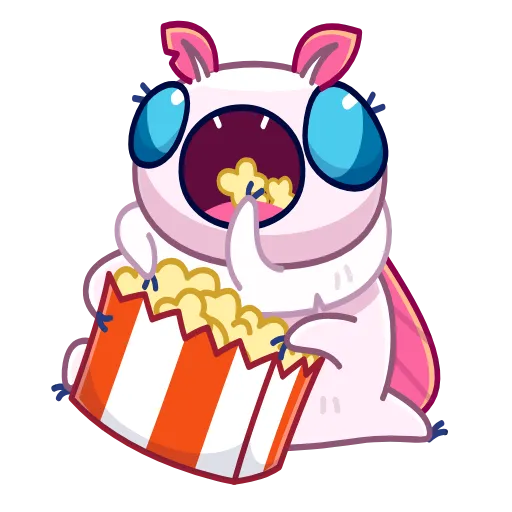 🍿 Стикер «Lamp Lover» для Telegram