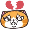 💔 Эмодзи «Lan Lan Cat» для Telegram
